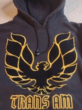 Vintage Pontiac Trans Am Firebird Rare Embroidered Logo Sweatshirt Sz Medium